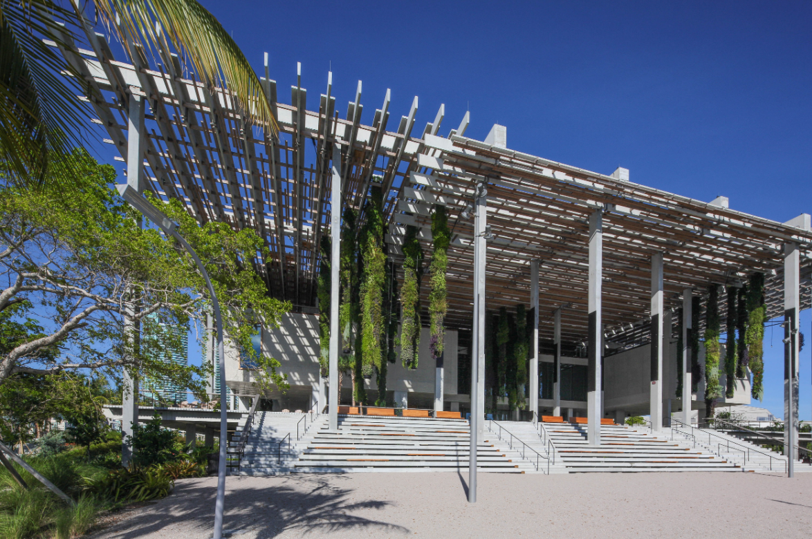 PAMM exterior and hanging gardens