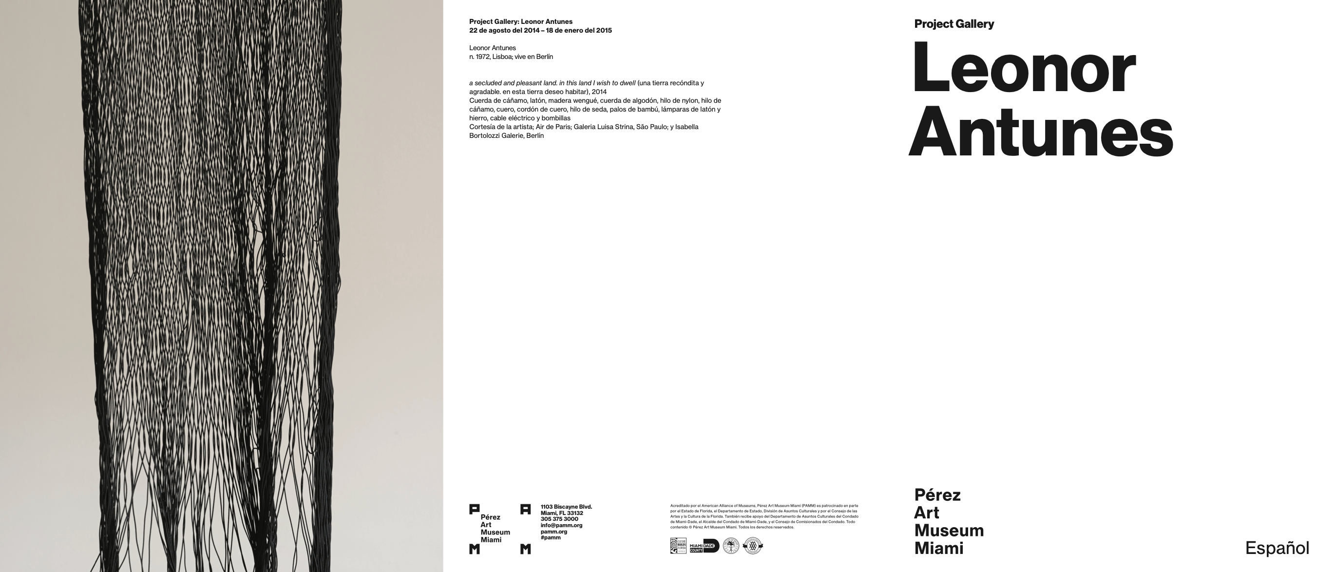 Leonor Antunes Gallery Notes - Spanish