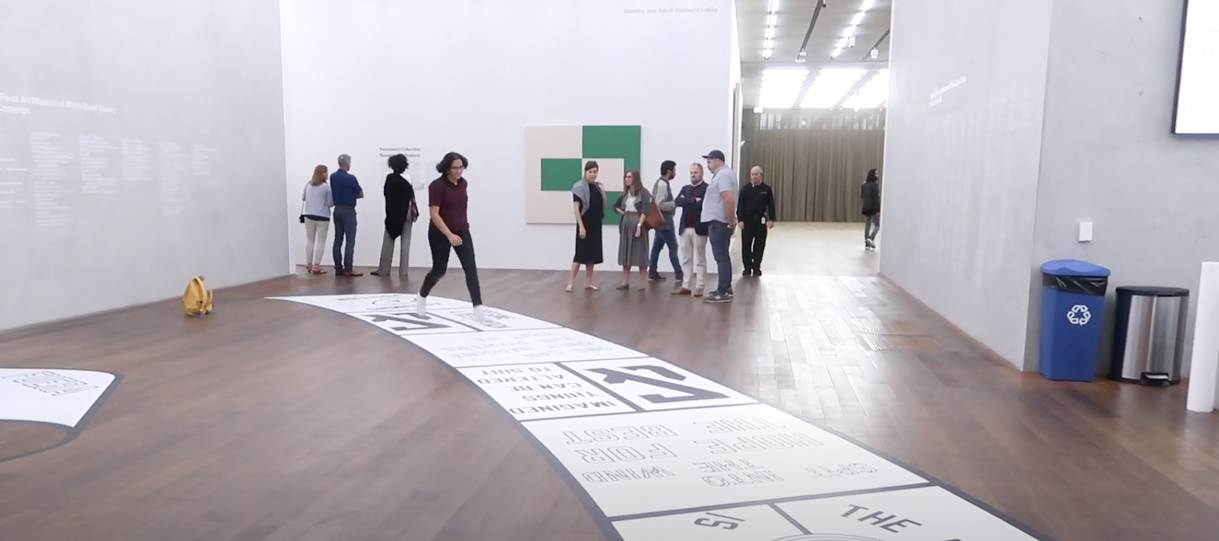 Discover Yourself in Lawrence Weiner's Hopscotch-inspired Exhibition